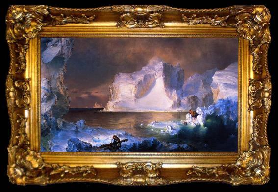 framed  Frederic Edwin Church The Iceburgs, ta009-2